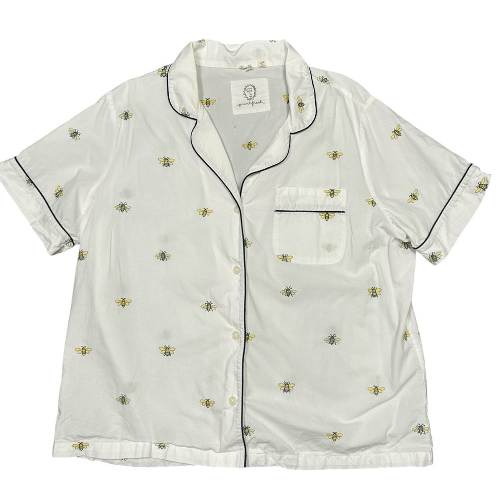 Printfresh Beekeeper Cloud Short Sleeve Pajama To… - image 1